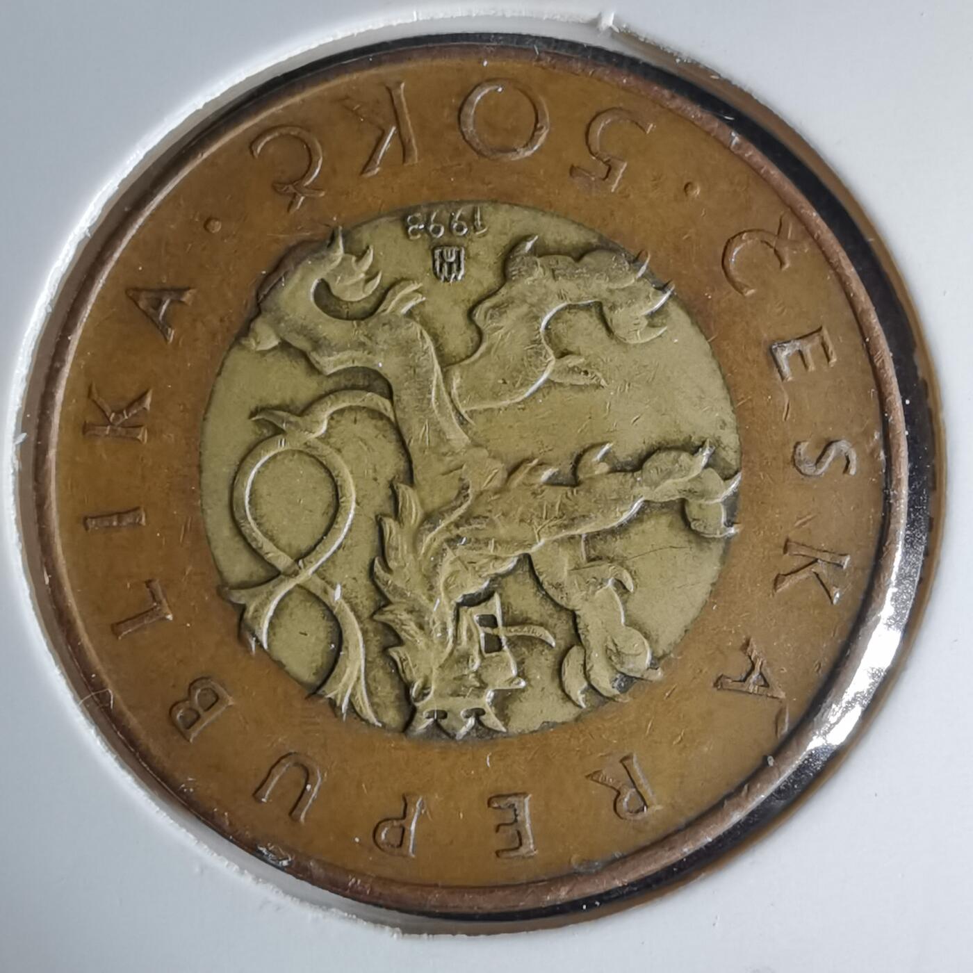 沼泽如烟--第999场 捷克1993年50克朗