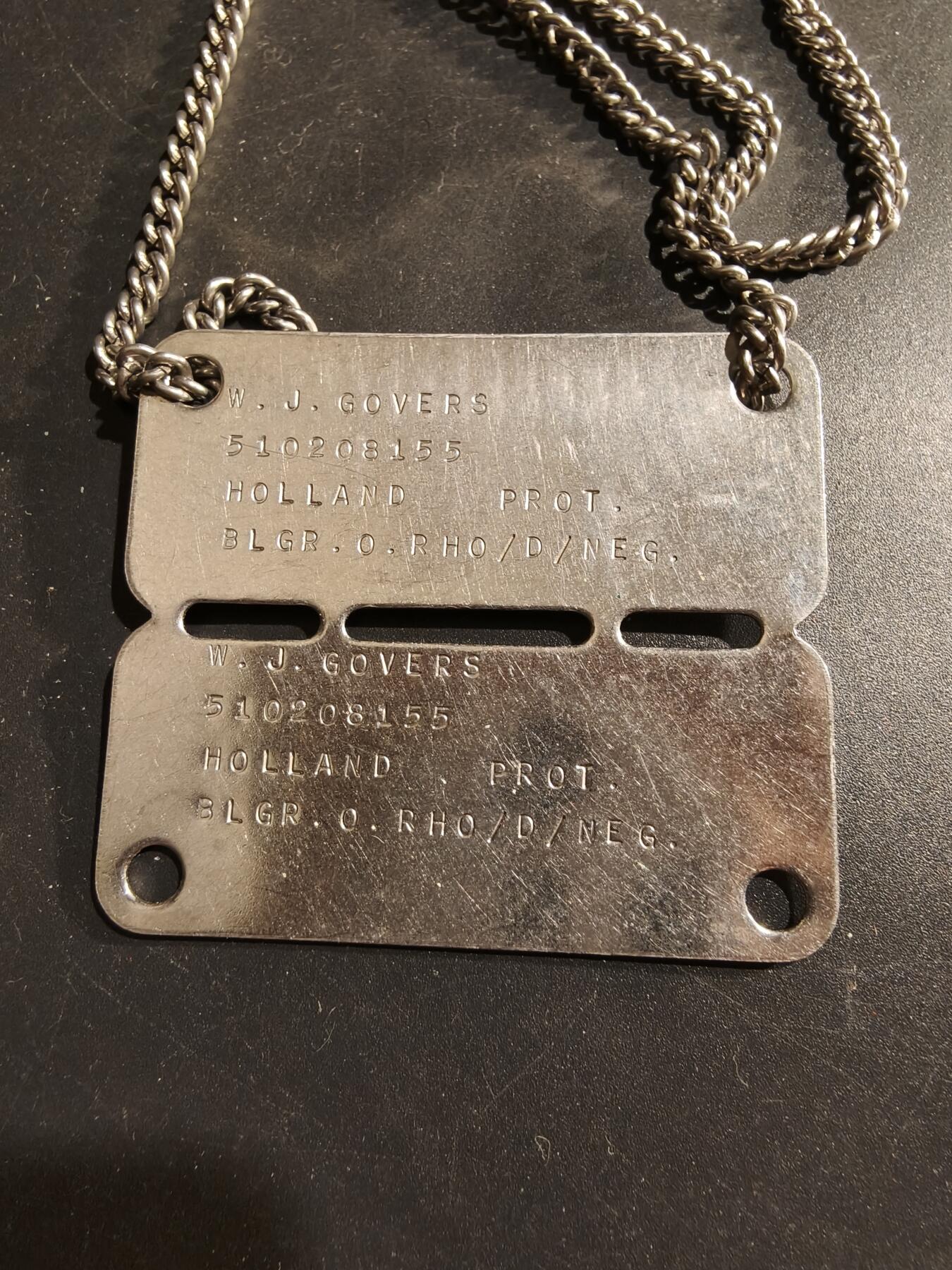 老王徽章第183期 荷兰陆军狗牌   二战时期