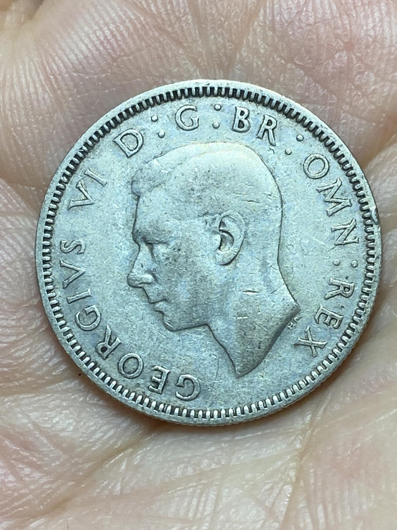 2026年第二十九场(总第一百九十八场）英国一线回流散币新年初九特拍场第一场(免佣金) 英国🇬🇧1939年1先令银币(乔治六世第一版，苏格兰坐狮版，500银)