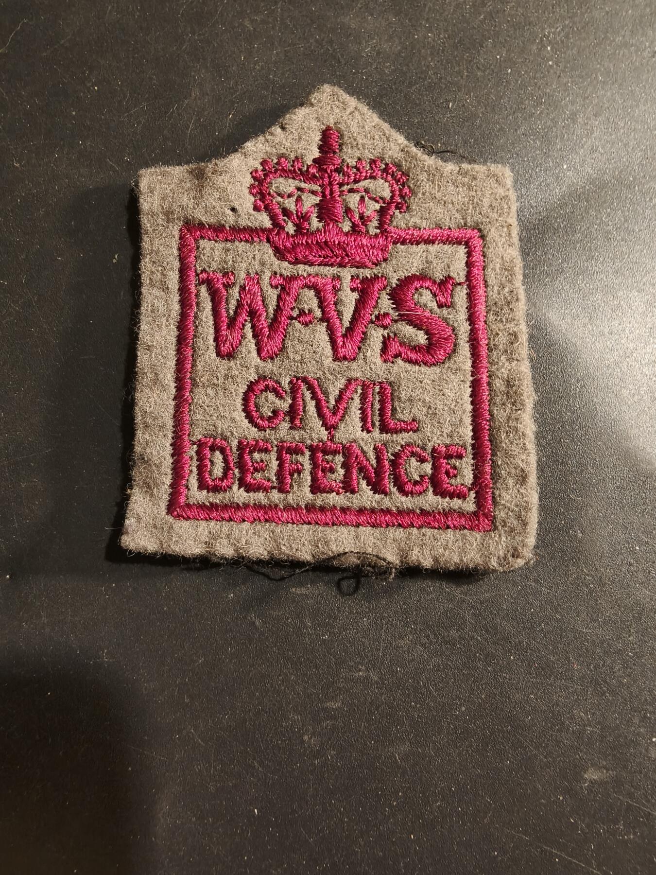 老王徽章第183期 英国民防空袭预警部队臂章