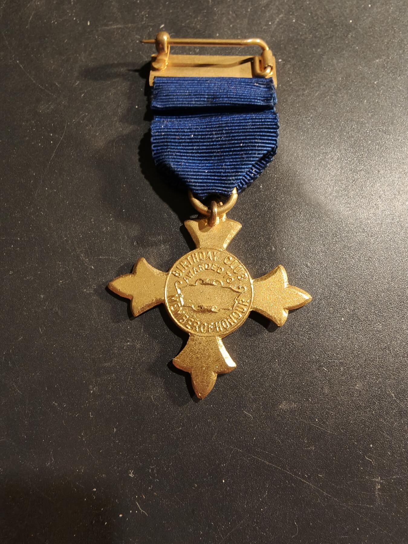 老王徽章第183期 英国生日俱乐部荣誉会员纪念章