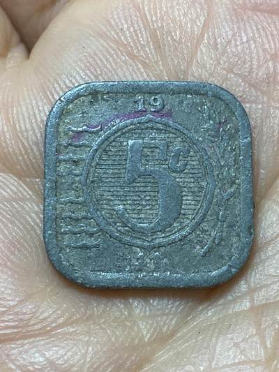 2026年第二十九场(总第一百九十八场）英国一线回流散币新年初九特拍场第一场(免佣金) - 荷兰1941年5分(二战德国占领时期)