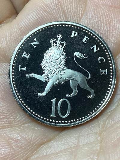 2026年第二十九场(总第一百九十八场）英国一线回流散币新年初九特拍场第一场(免佣金) - Proof精制币–英国🇬🇧1994年10便士(伊丽莎白二世中年高冠第二版，小尺寸版)