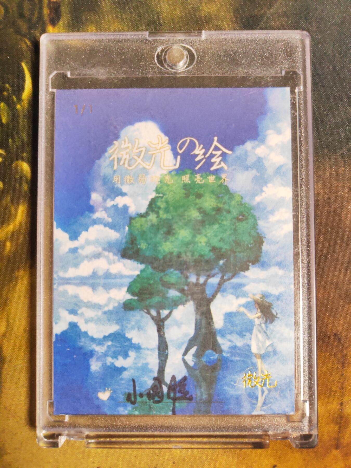 阳大大卡牌拍卖第101期（持续收拍品，周六晚上九点截拍，进群福利早知道） 【手绘卡】微光手绘 小圆脸 萌萌哒