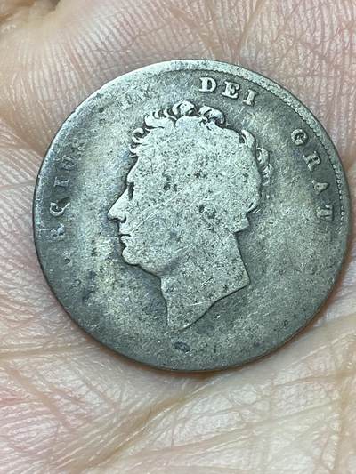 2026年第二十九场(总第一百九十八场）英国一线回流散币新年初九特拍场第一场(免佣金) - 英国🇬🇧1825–1829年1先令银币(乔治四世第三版，925高银)