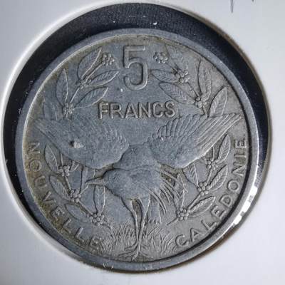 沼泽如烟--第999场 - 法属新喀里多尼亚1952年5法郎