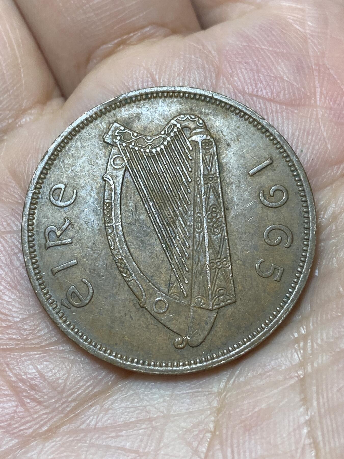 2026年第二十九场(总第一百九十八场）英国一线回流散币新年初九特拍场第一场(免佣金) 爱尔兰🇮🇪1965年1便士(共和国时期第一套)