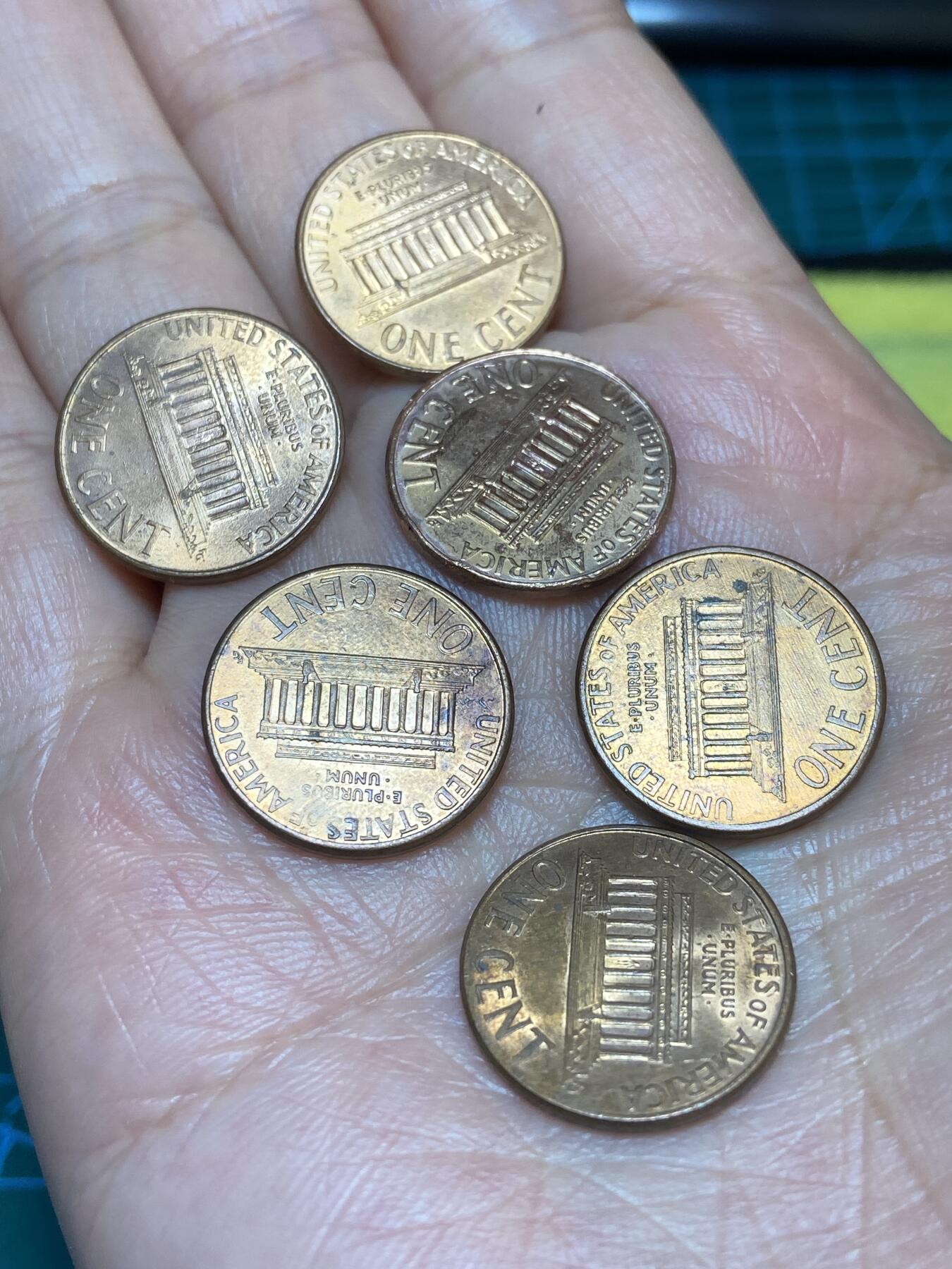 2026年第二十八场(总第一百九十七场）新春初七特拍场(佣金3%最低1元) 原光好品–美国🇺🇸1分6枚：1995年97年99年2000年02年07年(均为D标丹佛厂造)