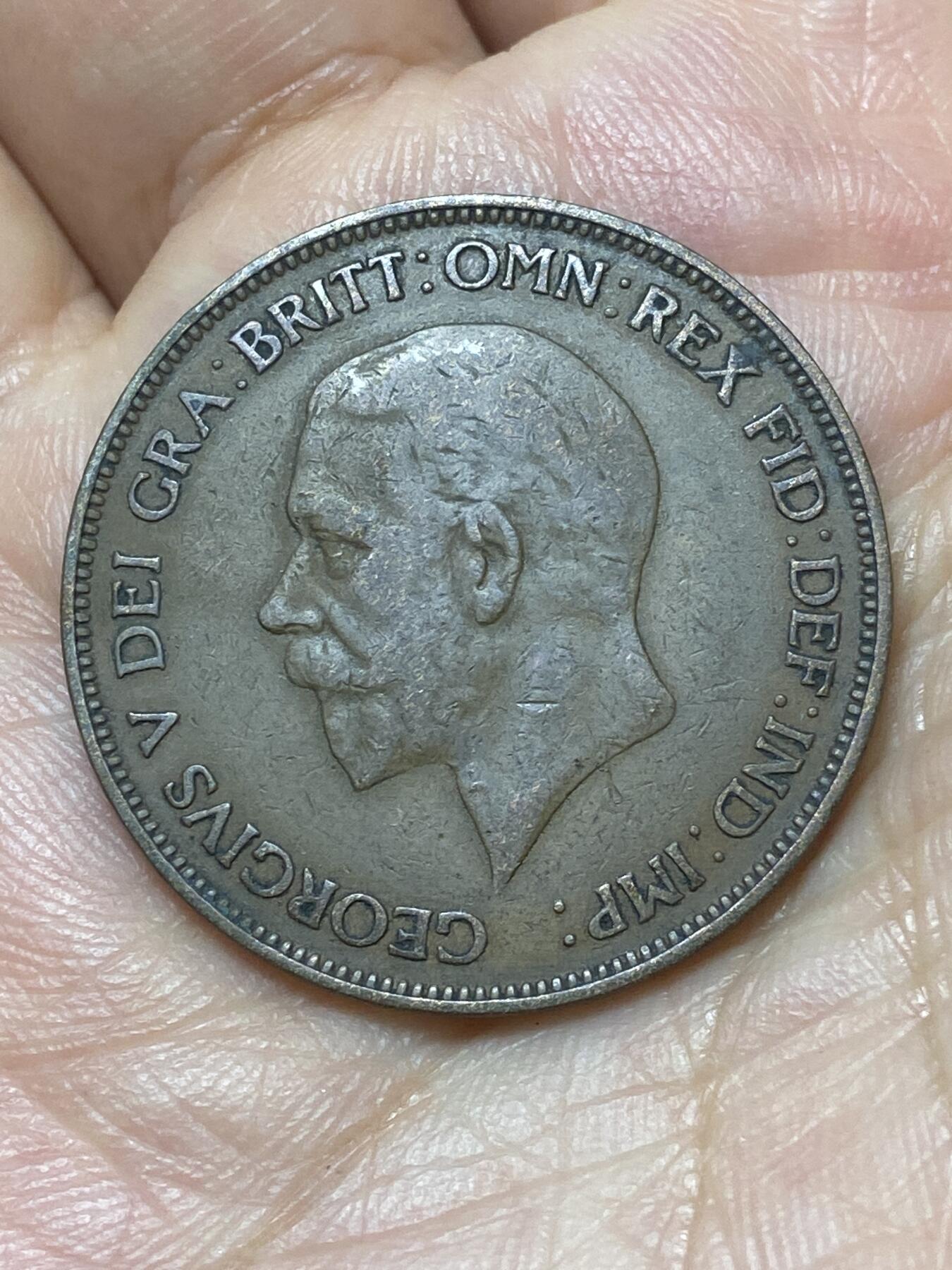 2026年第二十九场(总第一百九十八场）英国一线回流散币新年初九特拍场第一场(免佣金) 英国🇬🇧1929年1便士(乔治五世第三版)