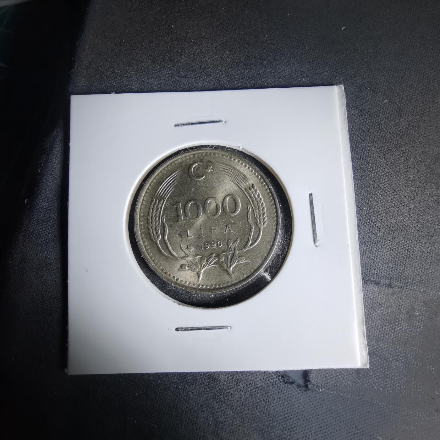 沼泽如烟--第999场 土耳其1990年1000里拉