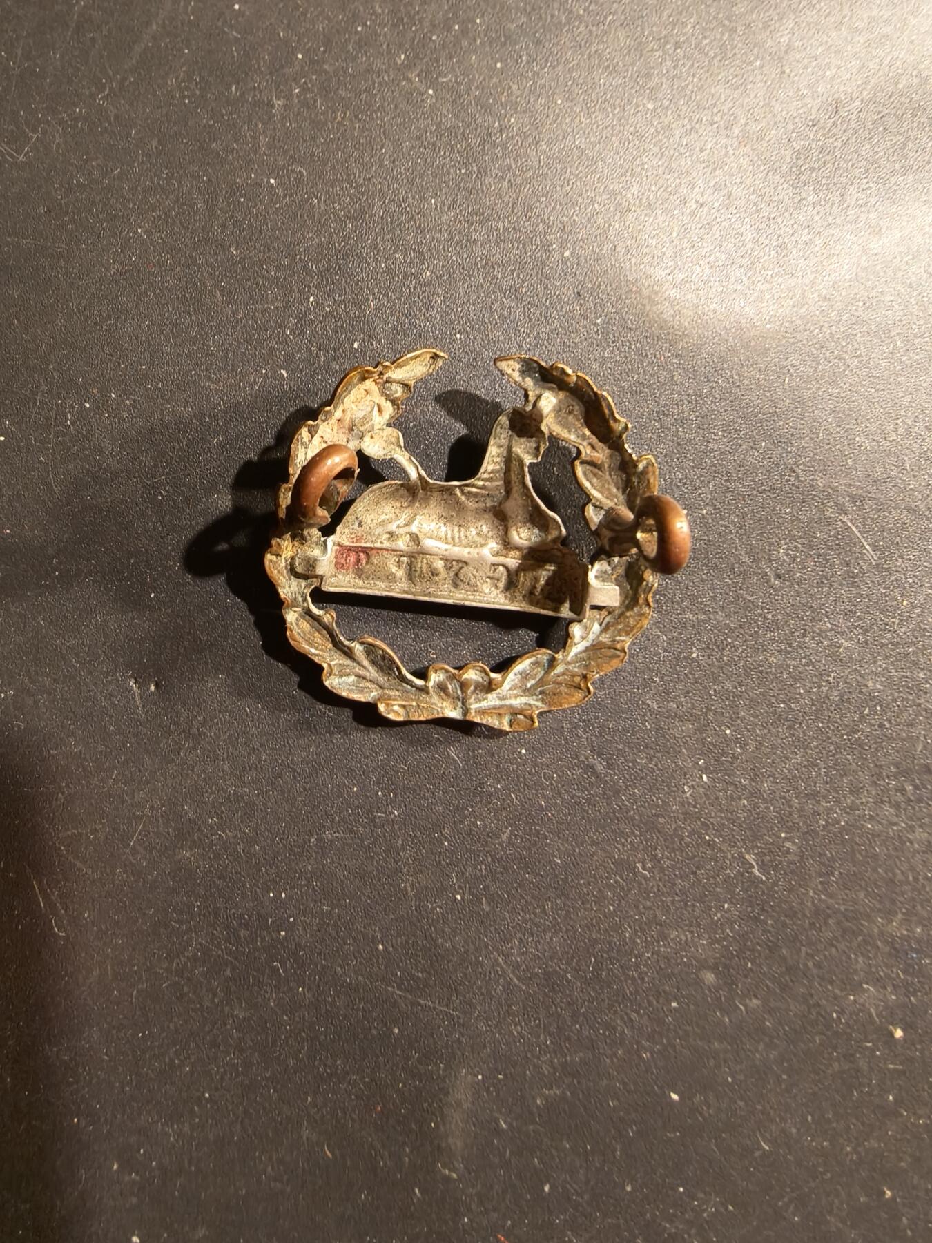 老王徽章第183期 英国格洛斯特郡步兵团领章    一战时期