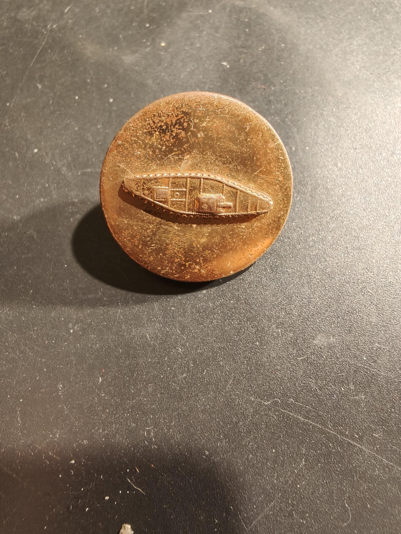 老王徽章第183期 美国坦克兵领章    一战时期