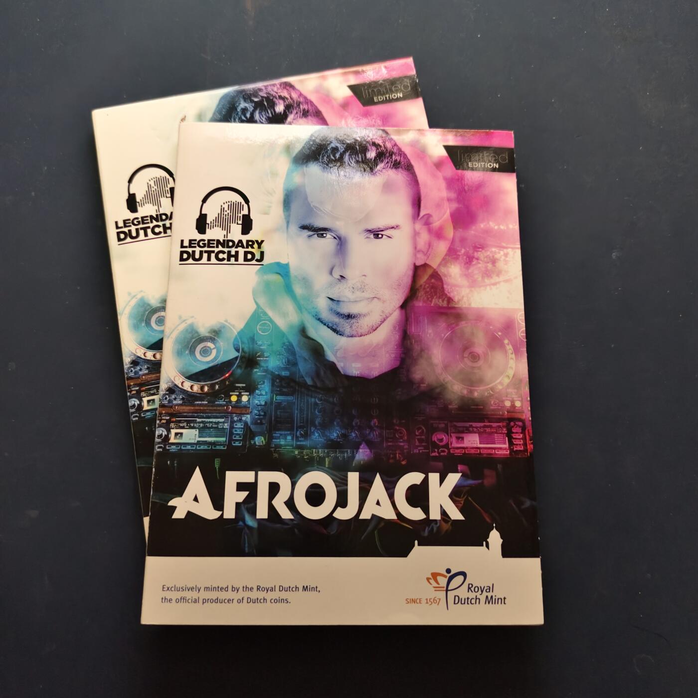 【全场包邮】纯粹捡漏拍504场-更新中 【纪念章】荷兰著名的DJ和音乐制作人Afrojack精制卡册纪念章-荷兰皇家造币厂官方发行