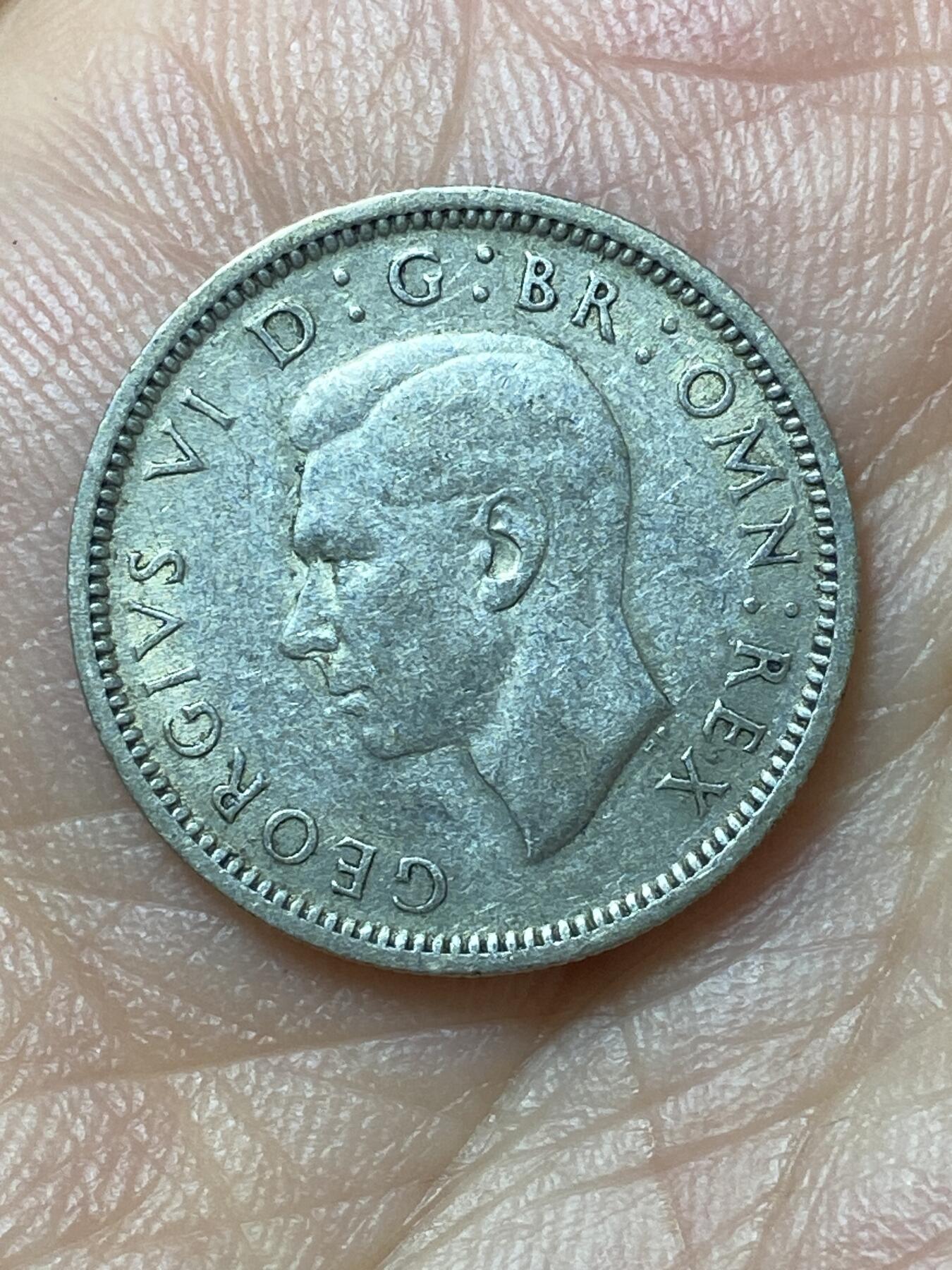 2026年第二十九场(总第一百九十八场）英国一线回流散币新年初九特拍场第一场(免佣金) 英国🇬🇧1946年6便士银币(乔治六世第一版关门年，500银)