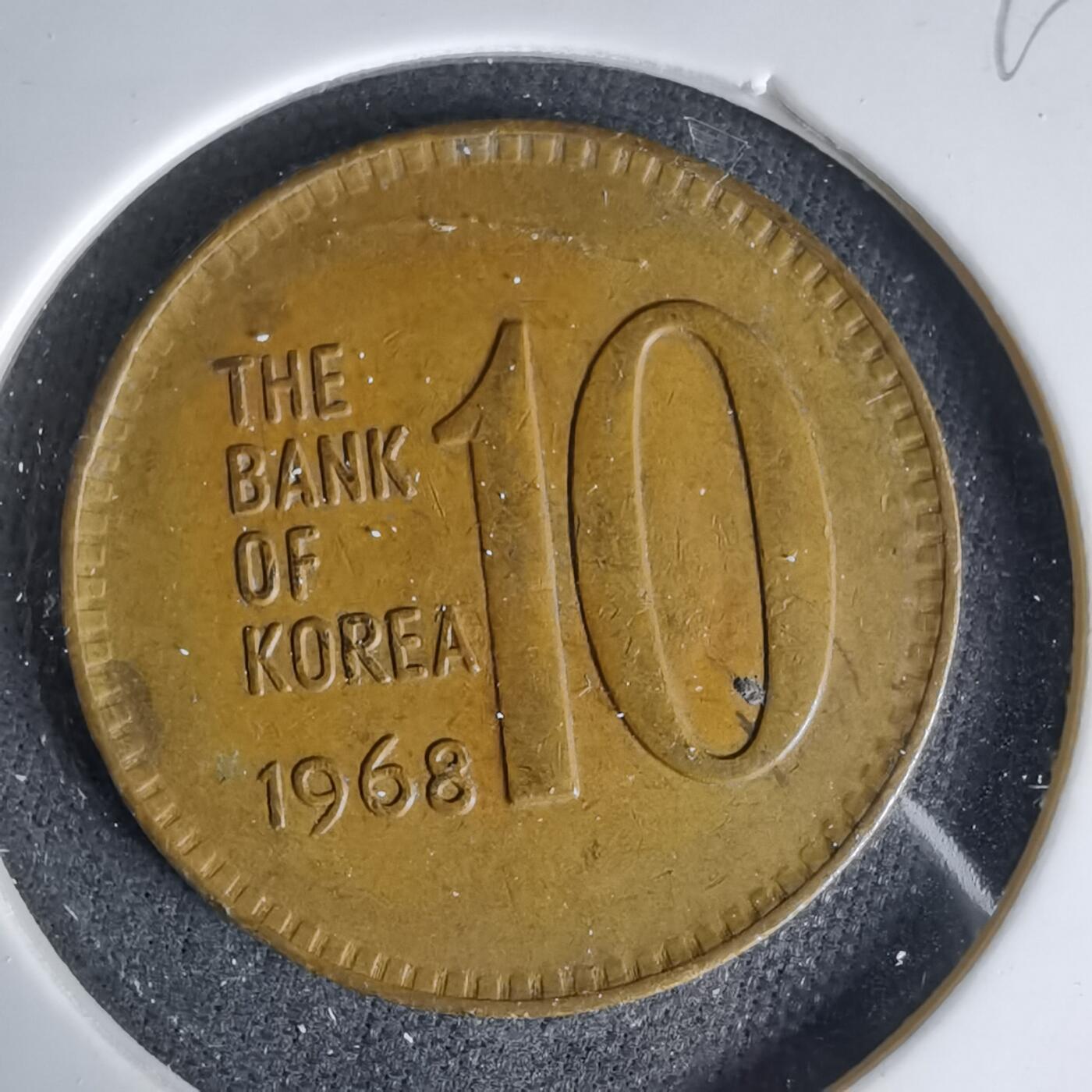 沼泽如烟--第999场 韩国1968年十元