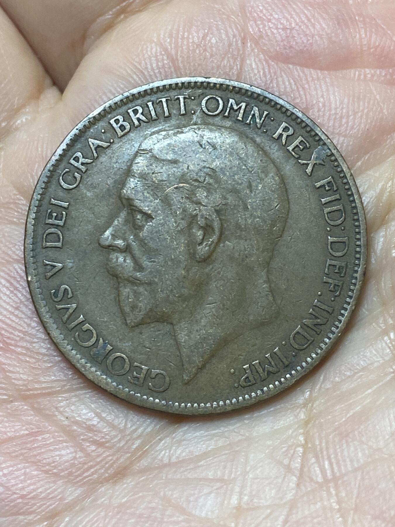 2026年第二十九场(总第一百九十八场）英国一线回流散币新年初九特拍场第一场(免佣金) 英国🇬🇧1927年1便士(乔治五世第二版，关门年仅发行2年)