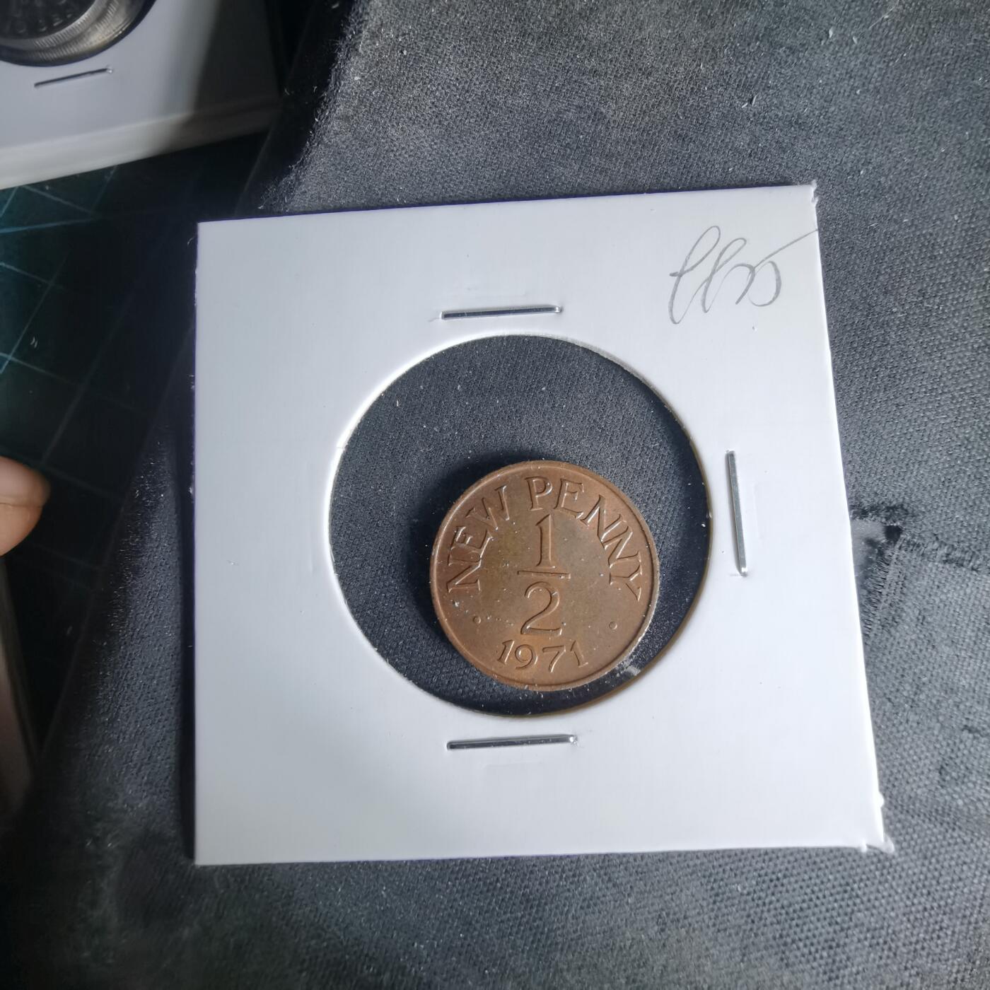 沼泽如烟--第999场 根西1971年半便士