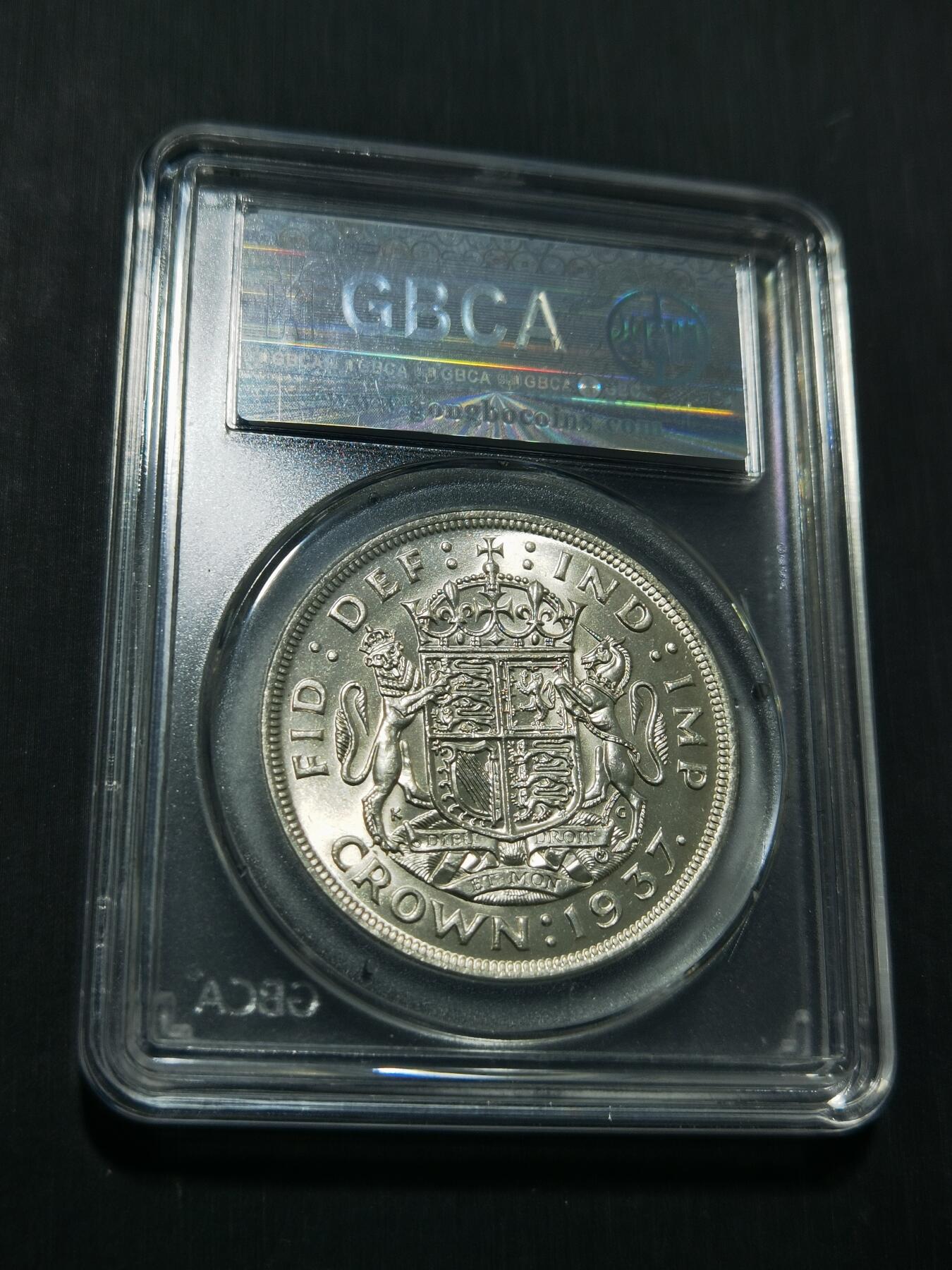 天下钱庄专场欢迎参拍 英国乔治六世登基克朗银币