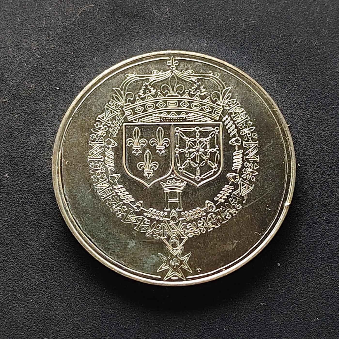 【全场包邮】纯粹捡漏拍504场-更新中 【纪念章】法国波旁王朝开创者亨利四世（贤明王亨利）精制纪念章