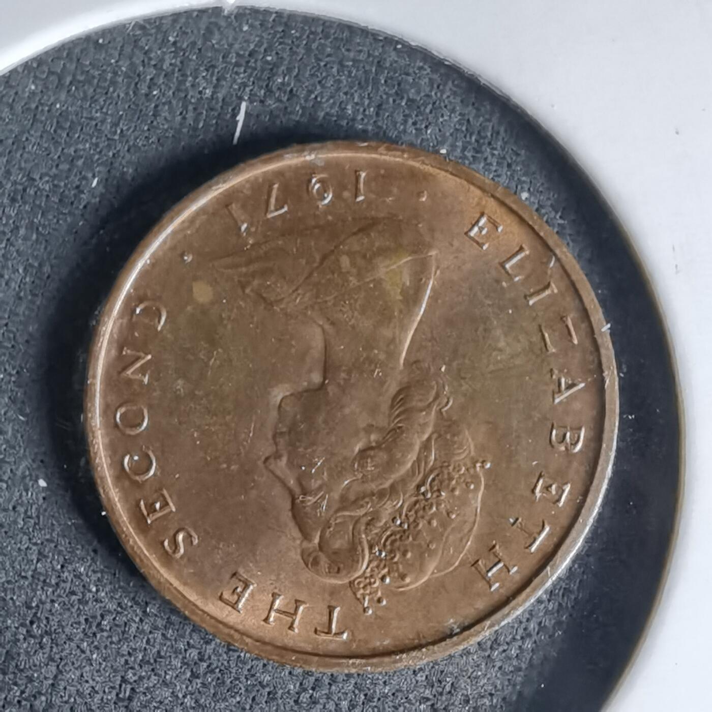 沼泽如烟--第999场 马恩1971年半便士