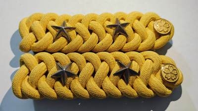 东亚勋章徽章主题拍卖8（120件） - 少尉肩章（有原盒）（看简介）