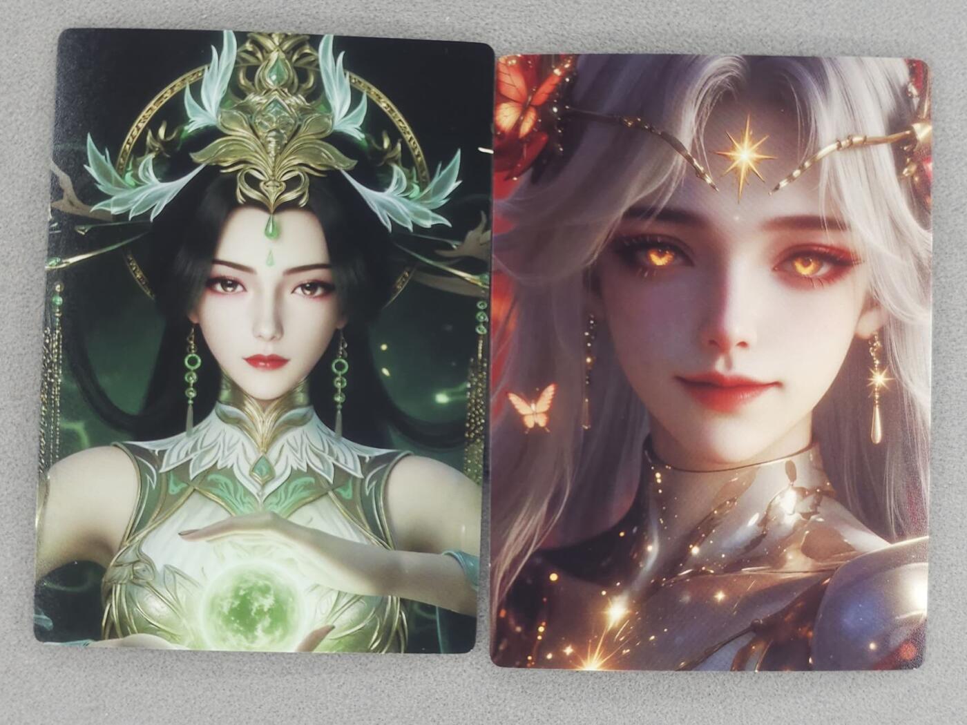 买就送PR！！龙虎卡牌-七六场（满200元包邮，无佣金，每周六结拍，欢迎送拍） 粗闪2张 奇点 白苏&星幻王