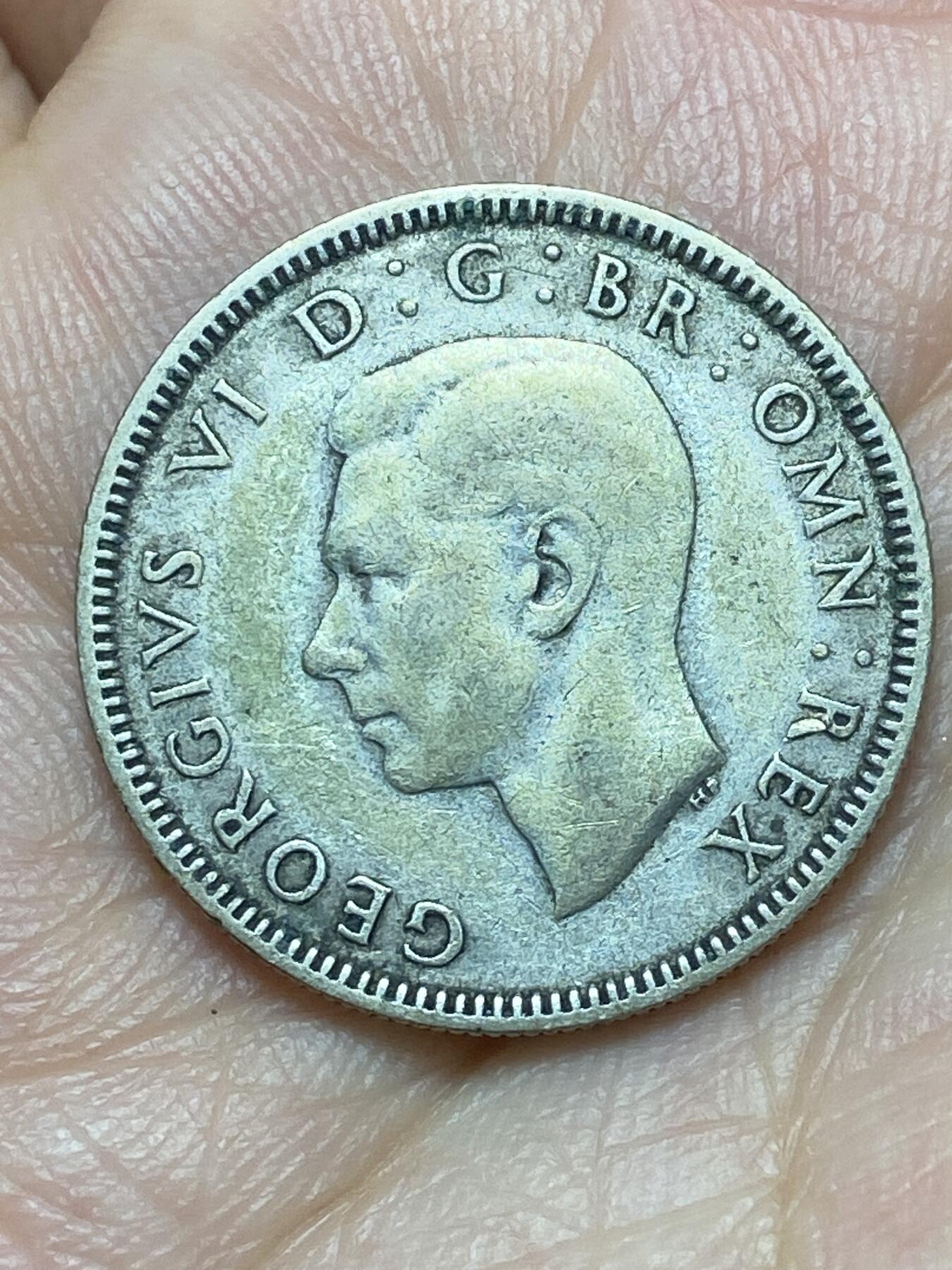 2026年第二十九场(总第一百九十八场）英国一线回流散币新年初九特拍场第一场(免佣金) 英国🇬🇧1938年1先令银币(乔治六世第一版，苏格兰坐狮版，发行量最少年份，500银)