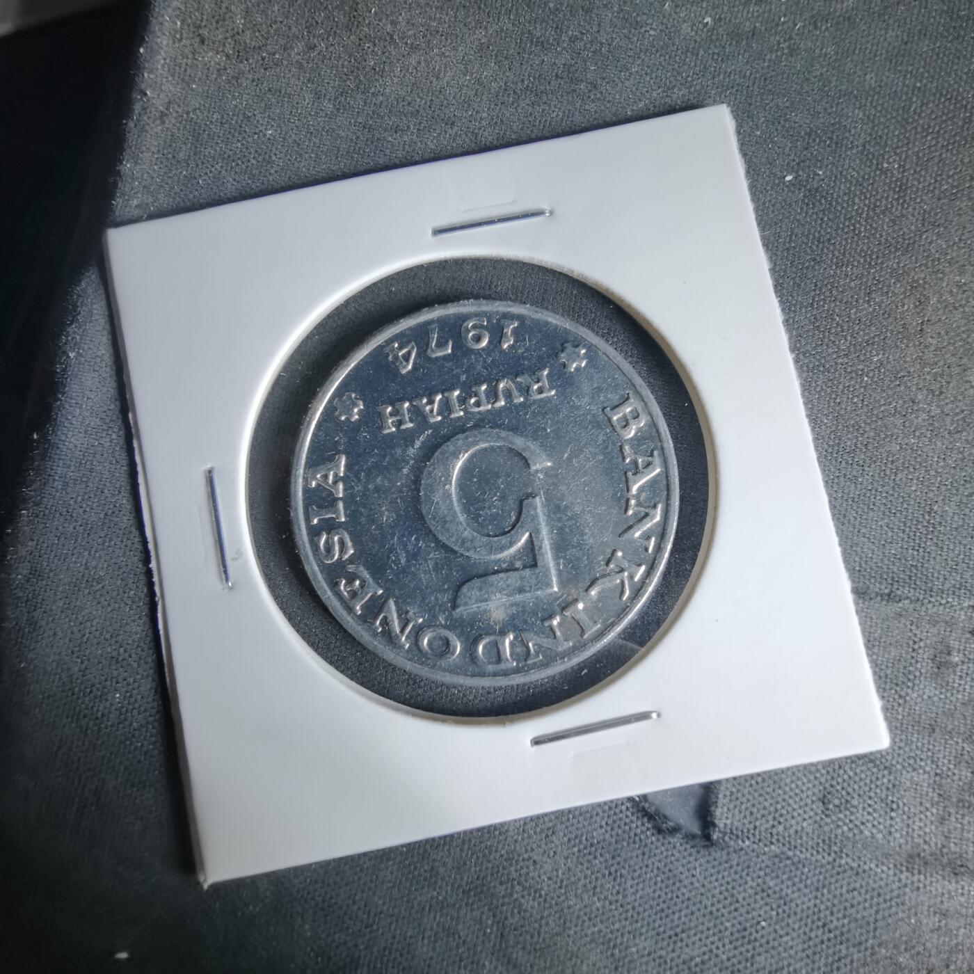 沼泽如烟--第999场 印度尼西亚1974年5卢比