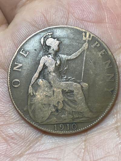 2026年第二十九场(总第一百九十八场）英国一线回流散币新年初九特拍场第一场(免佣金) - 英国🇬🇧1910年1便士(爱德华七世逝世年，关门年)