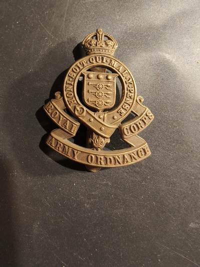 老王徽章第183期 - 英国皇家军械署帽徽     一战时期