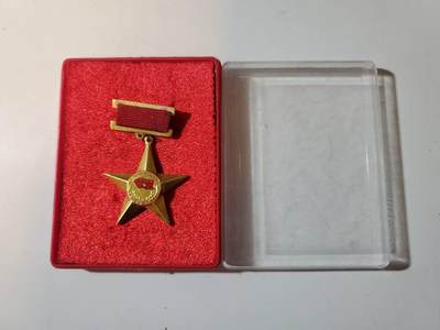 韵星假日军品类拍卖第42期 -- Rimey Holidays Militaria Auction 42 - 越南社会主义共和国英雄母亲称号金星勋章 第一版 带原盒 原盒少见 非地摊后造版本