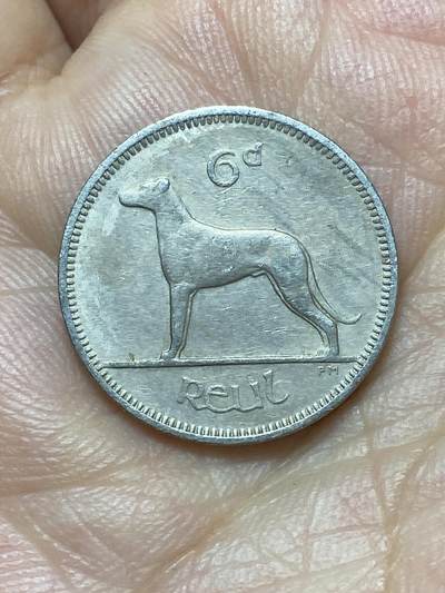 2026年第二十九场(总第一百九十八场）英国一线回流散币新年初九特拍场第一场(免佣金) - 爱尔兰🇮🇪1958年6便士(共和国时期第一套第二版)