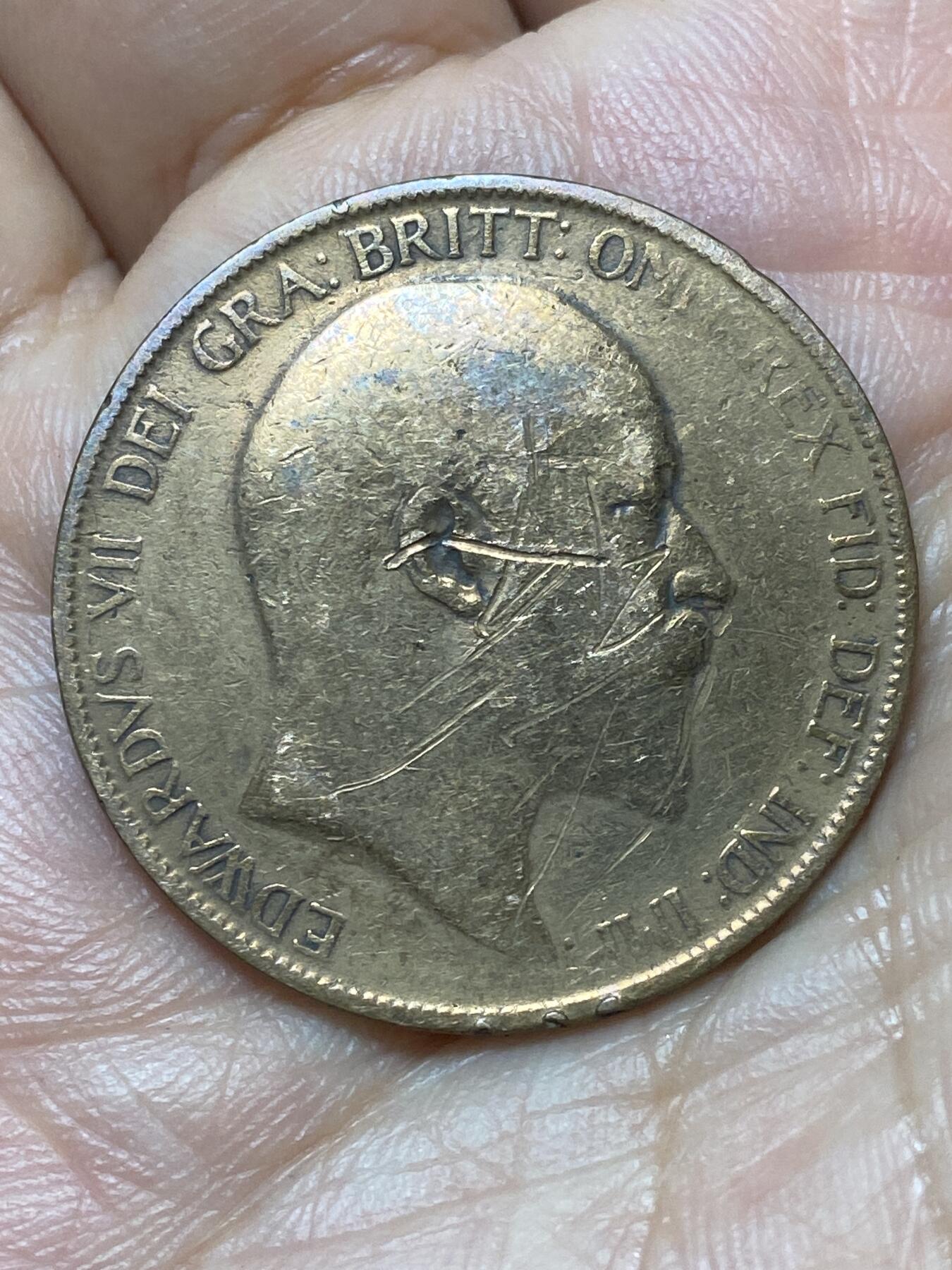 2026年第二十九场(总第一百九十八场）英国一线回流散币新年初九特拍场第一场(免佣金) 英国🇬🇧1906年1便士(爱德华七世时期)