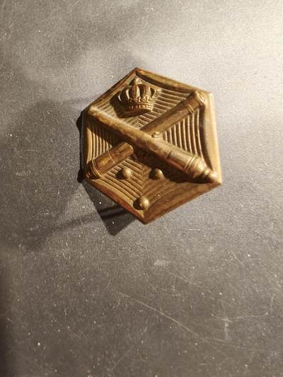 老王徽章第183期 - 荷兰防空炮兵帽徽    二战时期