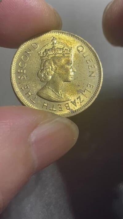 回流0218 新春快乐，马年大吉！ 香港一毫币王 1980年香港一毫