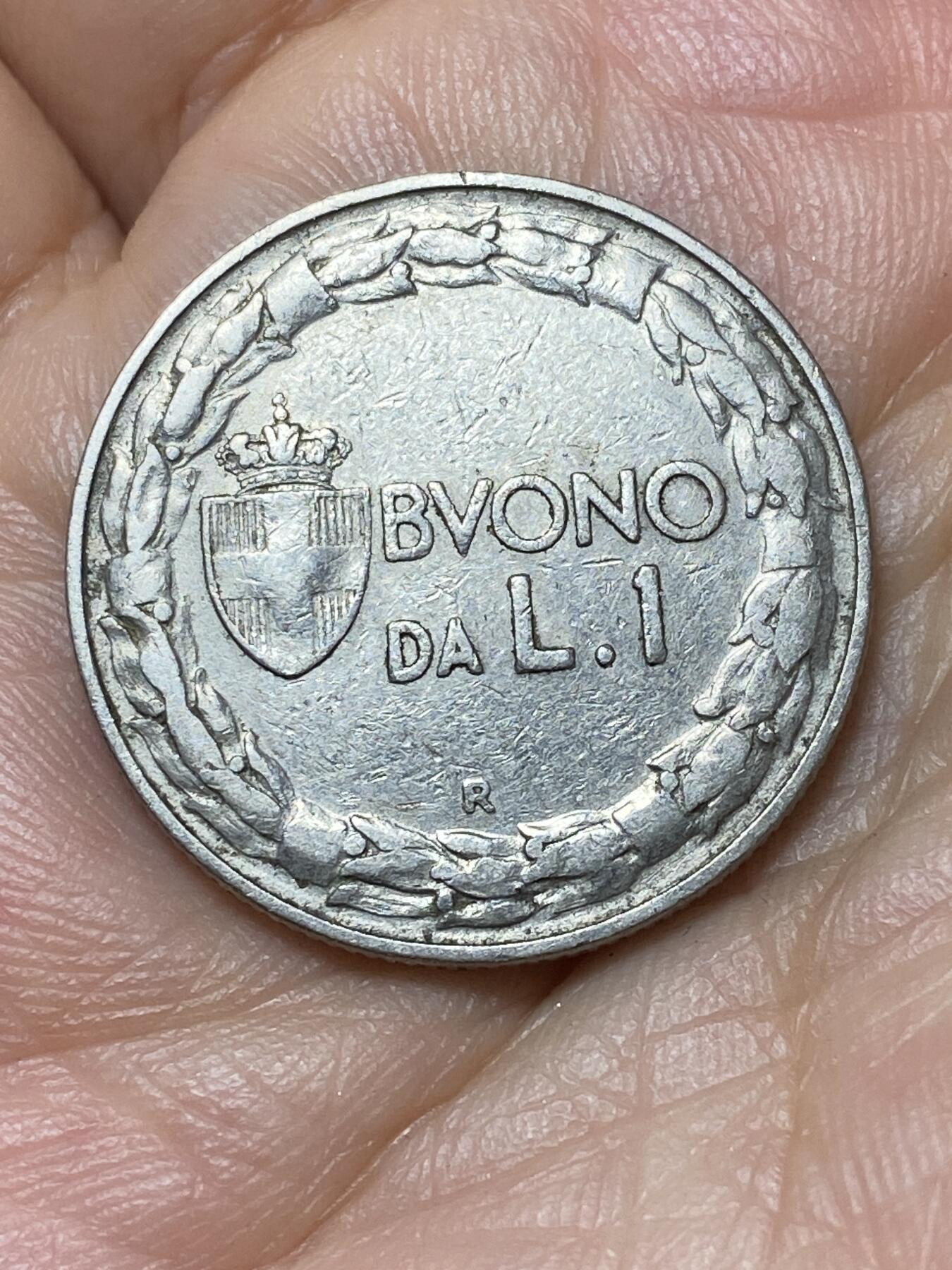 2026年第二十九场(总第一百九十八场）英国一线回流散币新年初九特拍场第一场(免佣金) 意大利王国1924年1里拉(维托里奥·埃马努埃莱三世第三套，Closed  2–闭口2版)