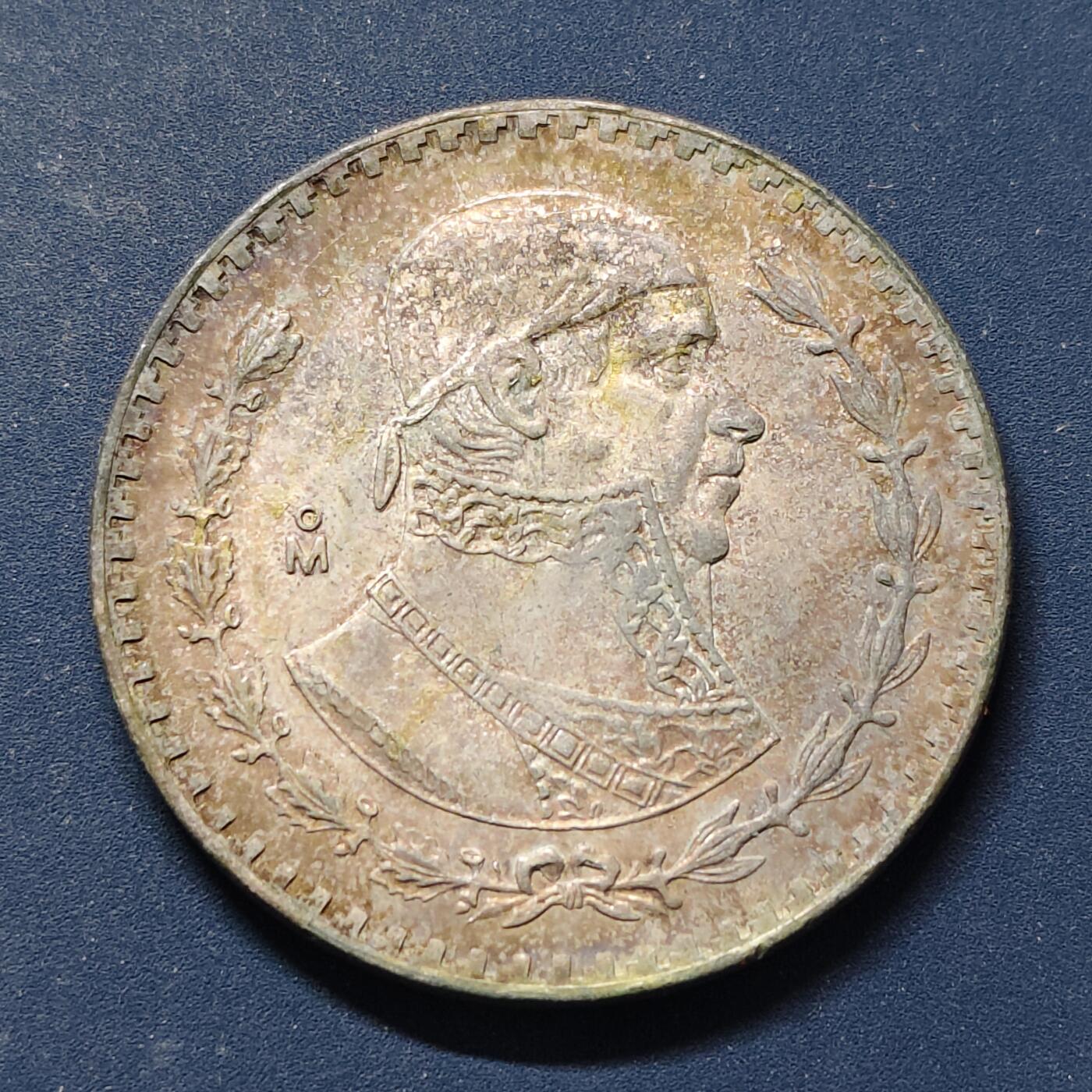 【全场包邮】纯粹捡漏拍504场-更新中 墨西哥1965年1比索莫洛雷斯低银币