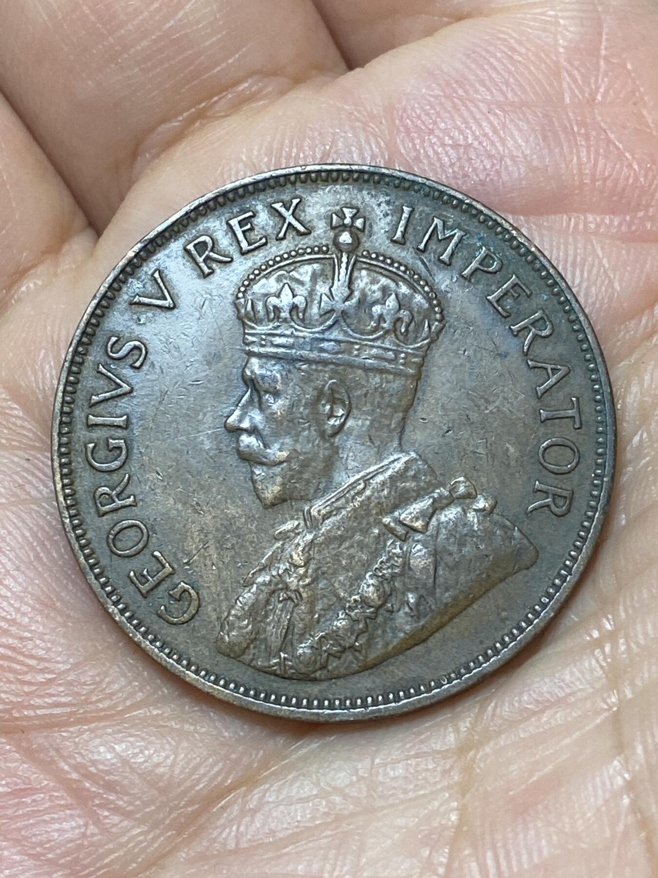 2026年第二十九场(总第一百九十八场）英国一线回流散币新年初九特拍场第一场(免佣金) 英属南非1935年1便士(乔治五世第三版)