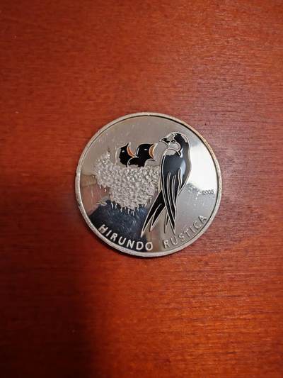 长老汇马年精选第七场拍卖 - 2005刚果1000法郎彩色精制银币，15克999银，稀少