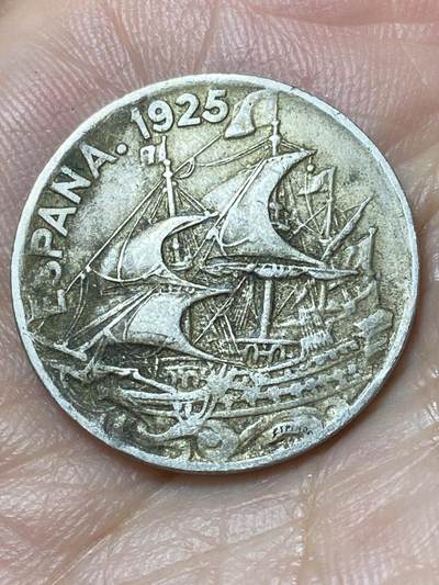 2026年第二十九场(总第一百九十八场）英国一线回流散币新年初九特拍场第一场(免佣金) - 少见–西班牙王国1925单年份25分(阿方索十三世时期)