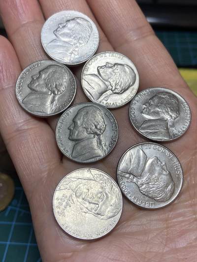 2026年第二十八场(总第一百九十七场）新春初七特拍场(佣金3%最低1元) - 美国🇺🇸5分7枚：1970年75年79年2000年2001年2006年(均为D标丹佛造)