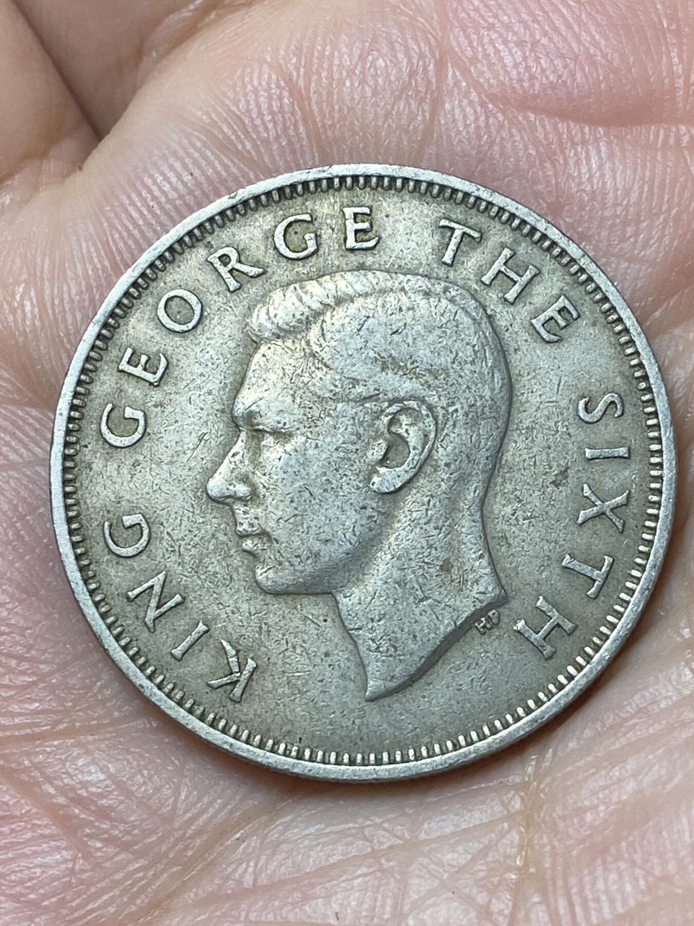 2026年第二十九场(总第一百九十八场）英国一线回流散币新年初九特拍场第一场(免佣金) 新西兰🇳🇿1948年1弗洛林(乔治六世第三版首发年)