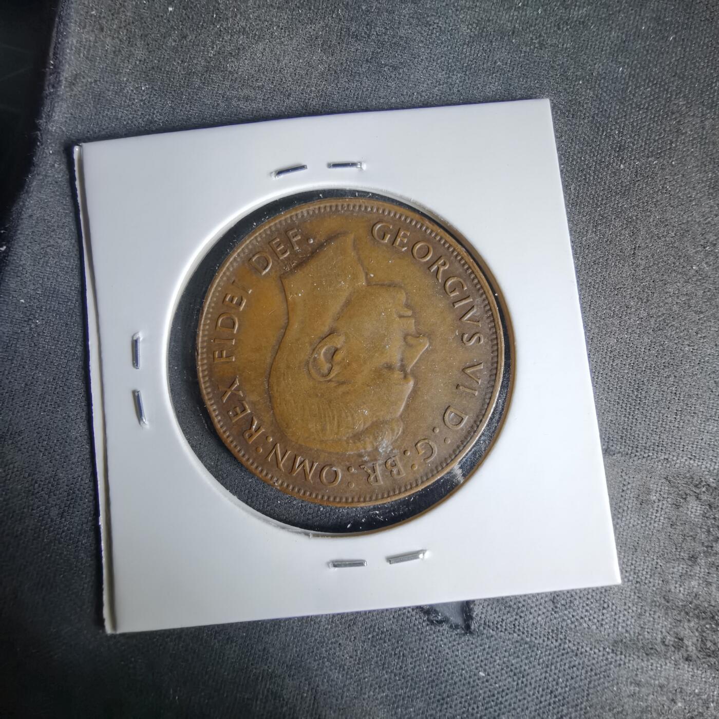 沼泽如烟--第999场 澳大利亚1951年1便士有伤