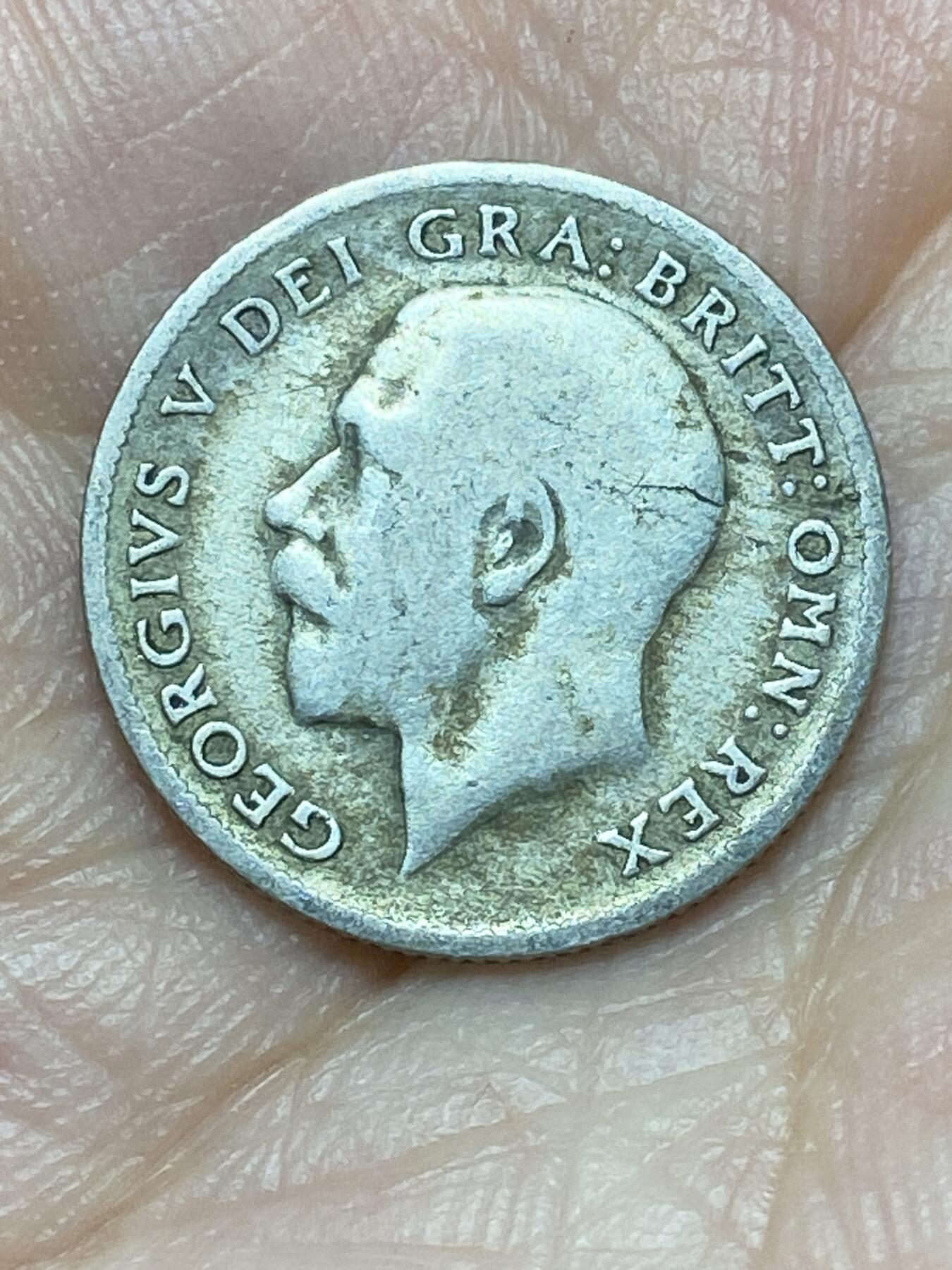 2026年第二十九场(总第一百九十八场）英国一线回流散币新年初九特拍场第一场(免佣金) 英国🇬🇧1920年6便士银币(乔治五世第二版首发年，500银)