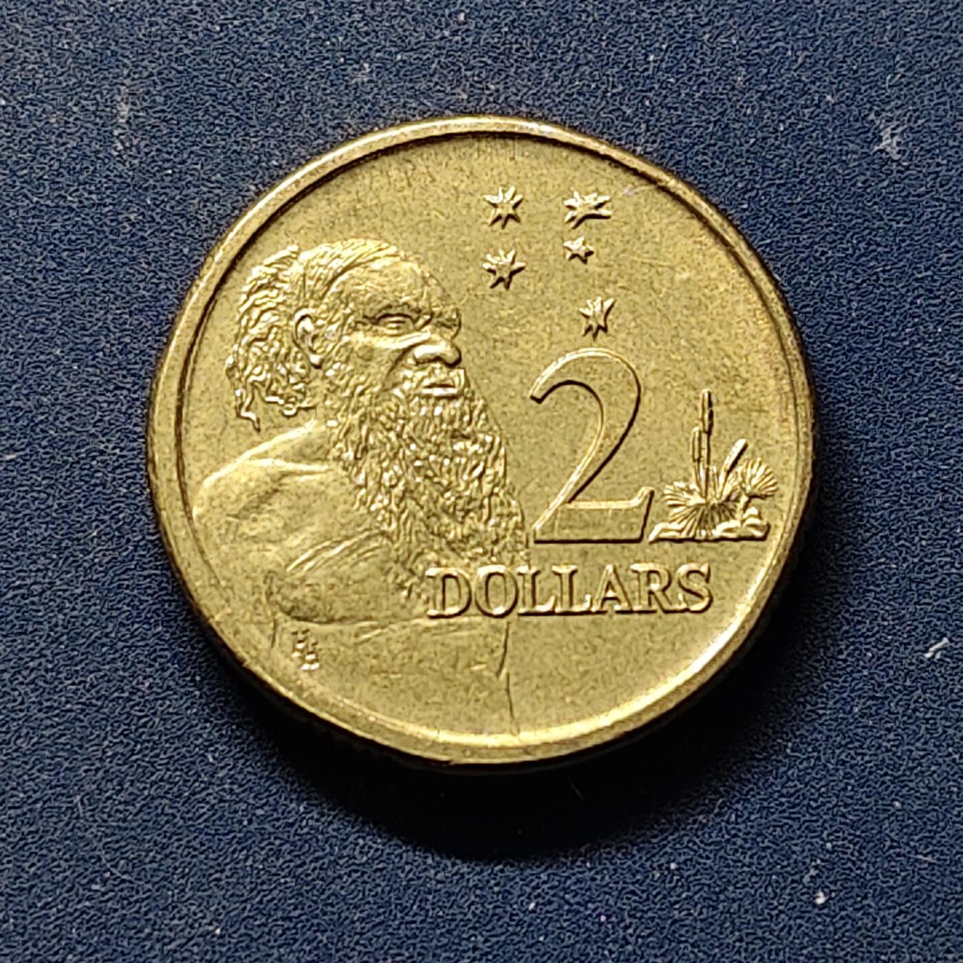 【全场包邮】纯粹捡漏拍504场-更新中 澳大利亚1988年2元土著人