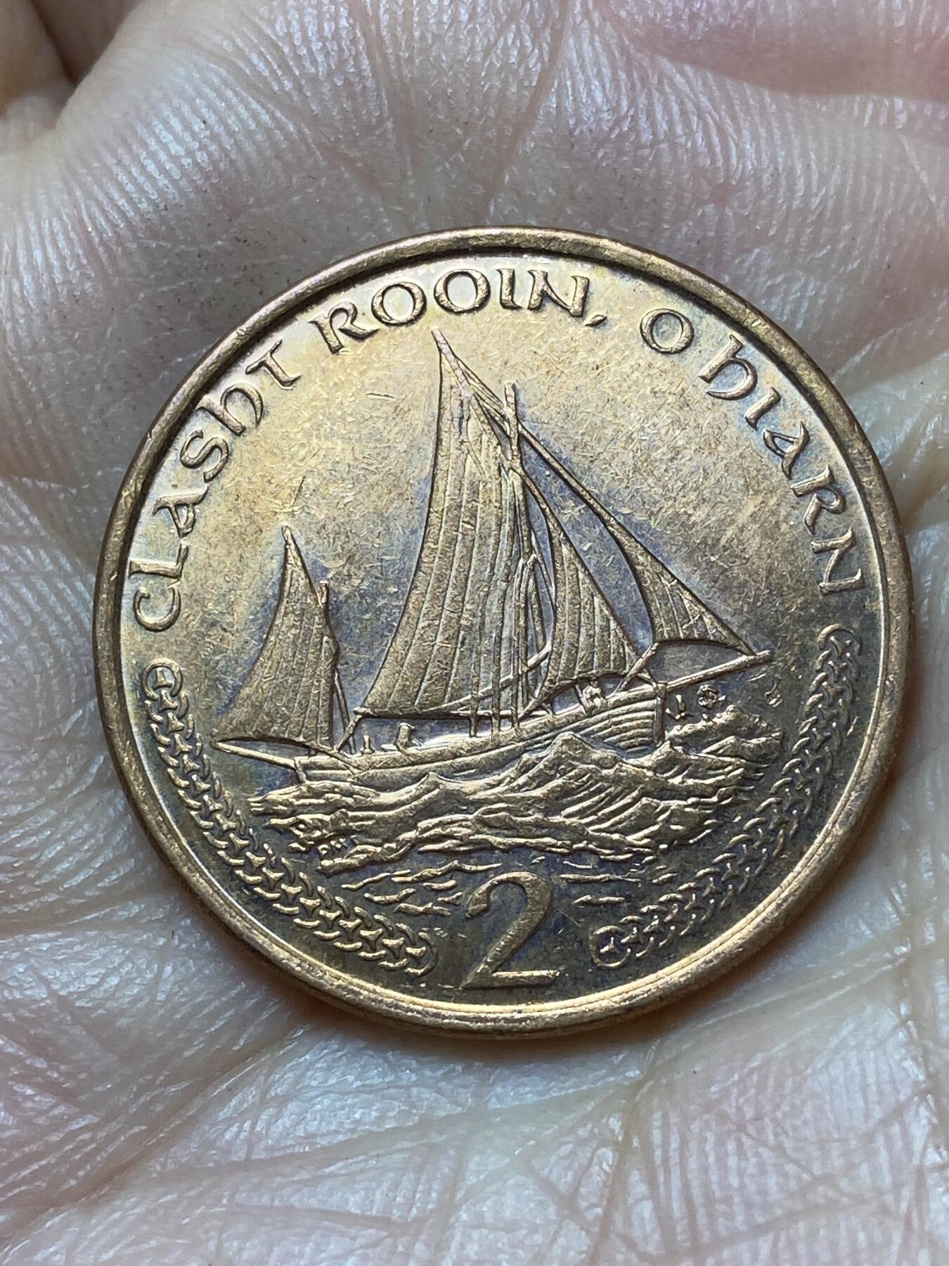 2026年第二十九场(总第一百九十八场）英国一线回流散币新年初九特拍场第一场(免佣金) 英属马恩岛🇮🇲2003年2便士(伊丽莎白二世老年第二套)