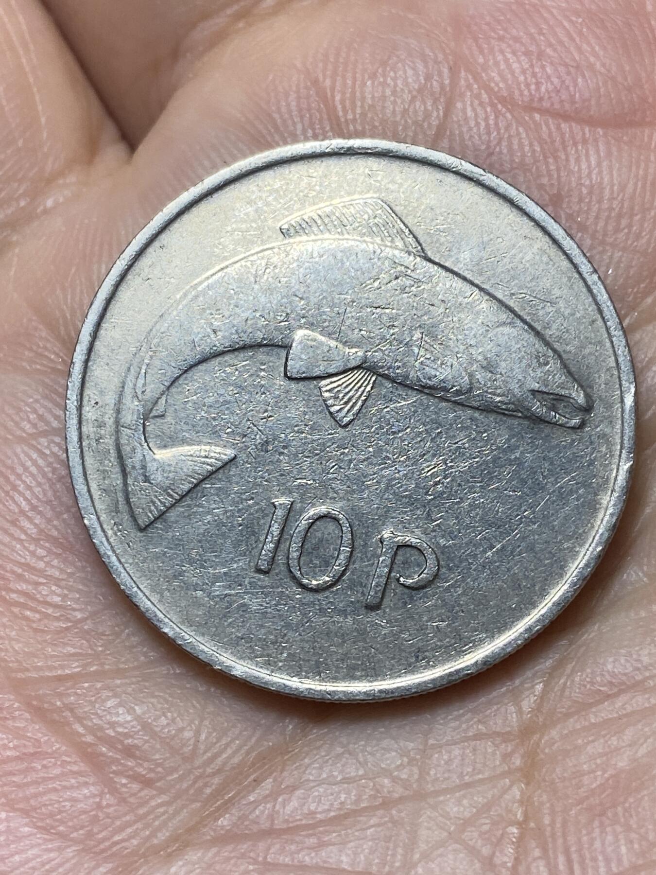 2026年第二十九场(总第一百九十八场）英国一线回流散币新年初九特拍场第一场(免佣金) 爱尔兰🇮🇪1985年10便士(共和国时期第二套第一版)