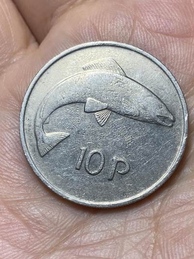 2026年第二十九场(总第一百九十八场）英国一线回流散币新年初九特拍场第一场(免佣金) - 爱尔兰🇮🇪1985年10便士(共和国时期第二套第一版)