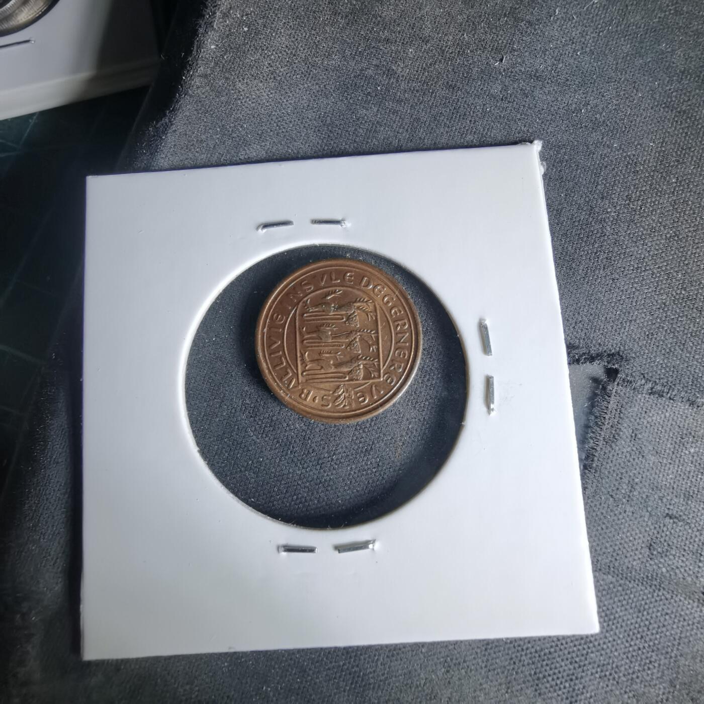 沼泽如烟--第999场 根西1971年半便士