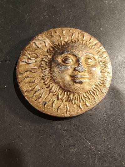 老王徽章第183期 - 法国太阳脸大铜章     直径60mm    重量224.4g